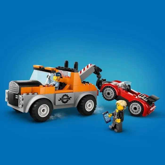 LEGO® City 60435 La dépanneuse et la voiture de sport, jeu de construction dès 4 ans-3