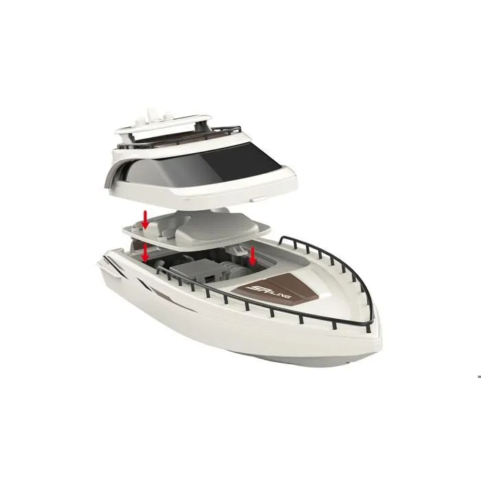 Bateau RC - Amewi - Sun Rising - 380 mm - 2 moteurs - 15 km/h - Prêt à fonctionner-5