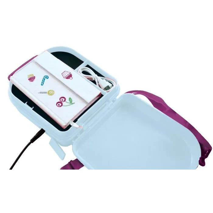 Karaoké enfant - LEXIBOOK - Mon Karaoke Secret Portable Reine des Neiges - Fonction karaoké et enceinte portable-1
