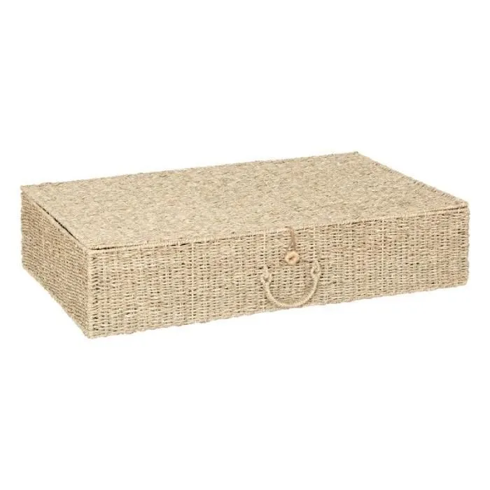 Boîtes de Rangement - CORA - Cora 80cm Naturel - Paille et foin - Blanc - Mixte-1