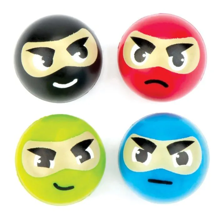 Pochette surprise Baker ross ltd - AC8482 - Baker Ross Balles Ultra-rebondissantes Ninjas(Paquet de 8)-0