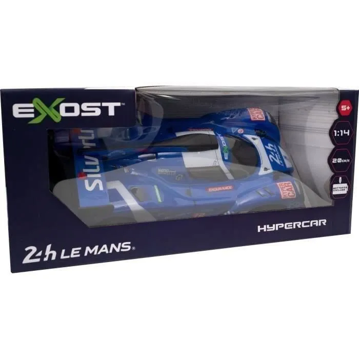 Voiture télécommandée - Exost Cross - Hypercar 24h du Mans 1:14 - Pneus Course - Bleu-0