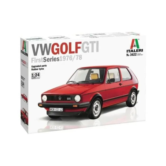 Kit de modélisme - Italeri - VW Golf GTI Rabbit - 1/24 - Couleur Rouge - À partir de 14 ans-0