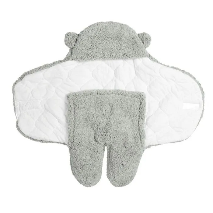 Chancelière Polaire "Ours" 76cm Gris-1