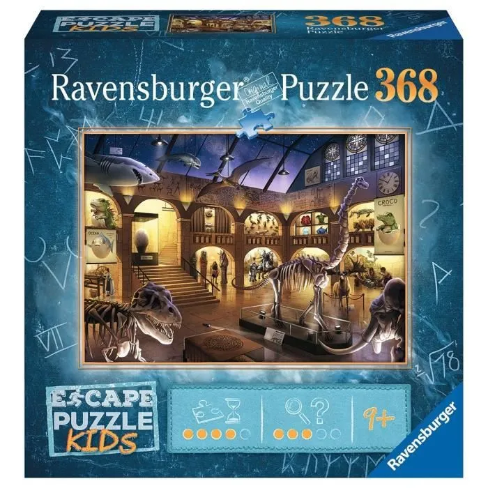 Escape puzzle Kids - Une nuit au musée - Ravensburger - Puzzle Escape Game 368 pièces - Dès 9 ans-2