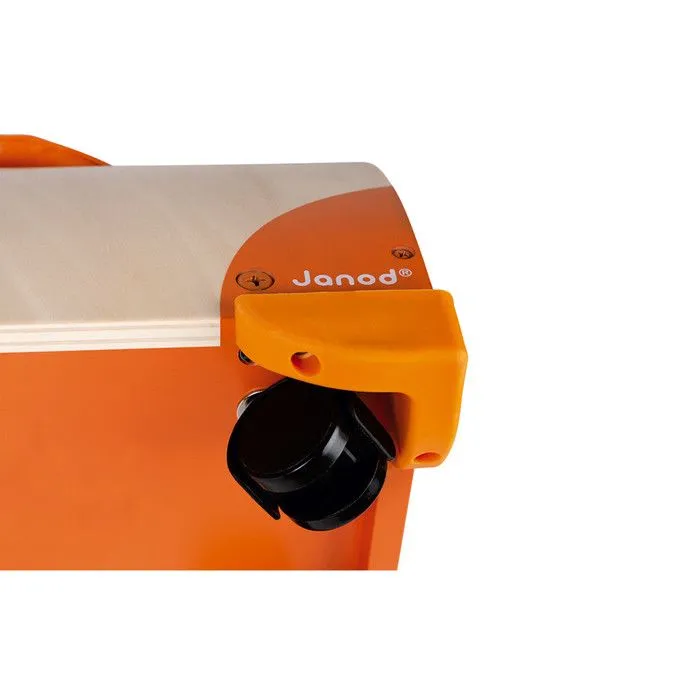 Bebeboutik Porteur Hamster en bois JANOD Roues multidirectionnelles Coffre integre Des 12 mois