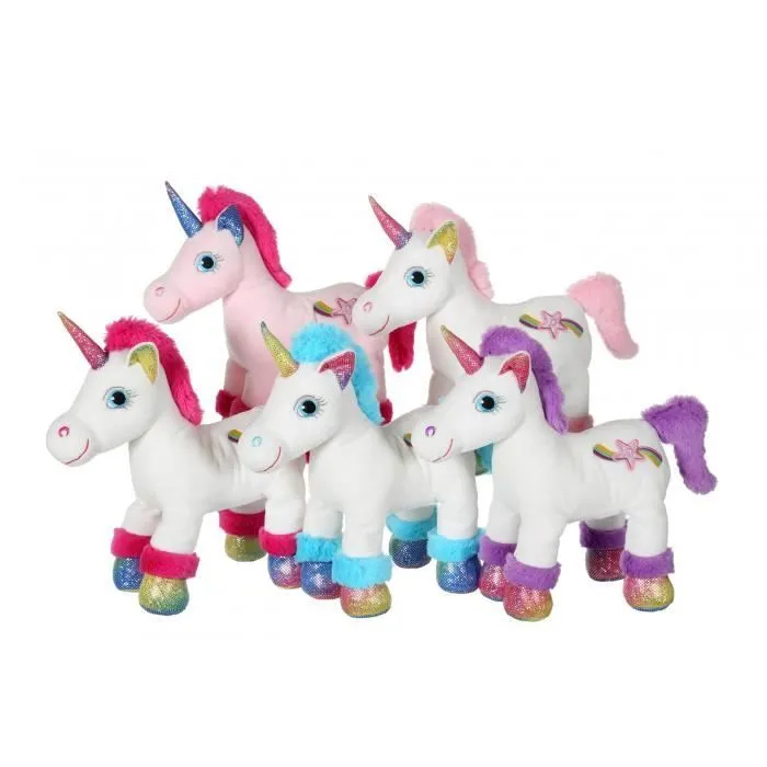 Gipsy Toys - Licorne Lica Bella Sparkle - 22 cm - Blanche & Bleue-1