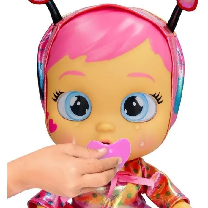 Poupon Cry Babies Stars - Lady - IMC TOYS - 911383 - 30cm - Etoiles LED - Fonctions de pleurs - Rose-4