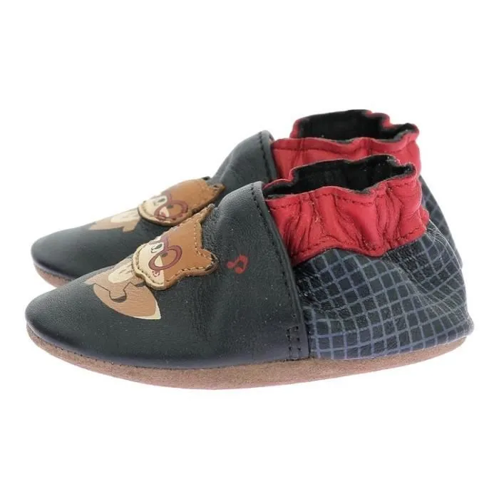Pantoufles - ROBEEZ - Fille - Confortables et douces - Multicolore - Gris-2