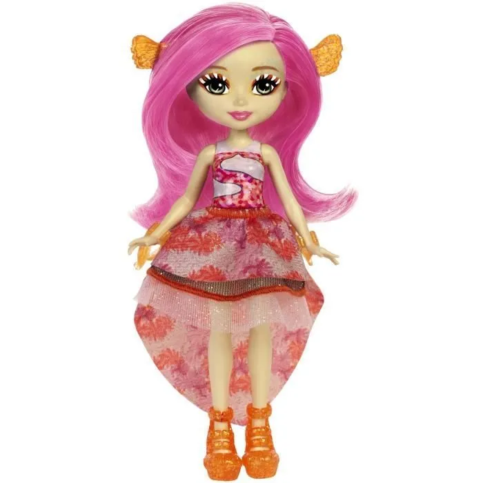ENCHANTIMALS - Mini-poupée Cheveux Magiques & Poisson Clown-4