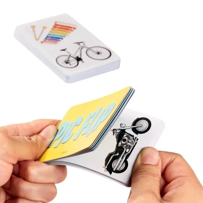 Jeu de cartes - Mattel Games - Pic Flip - Association et rapidité - Cartes images - 2 à 6 joueurs - Dès 7 ans-1