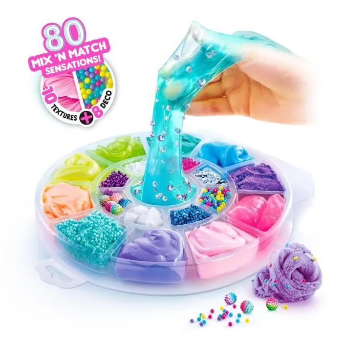 Plateau de Textures Satisfaisantes ASMR - Canal Toys - Crazy Sensations - Slime pour Enfant-1
