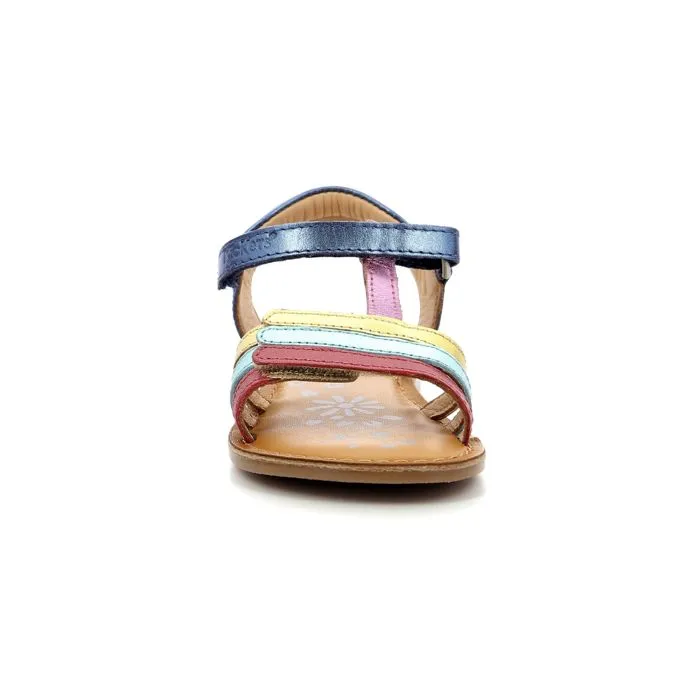 KICKERS Sandales Diamanto Marine metal multico-4