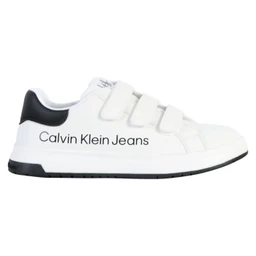 Basket Cuir Calvin Klein Jeans Juniors Low Cut Velcro-1