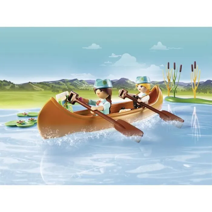 PLAYMOBIL - 70329 - Spirit - Camp de vacances - Tente, chevaux et accessoires pour enfants de 4 ans et plus-3