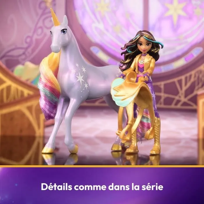 SPIN MASTER COFFRET LICORNE ET POUPEE WILDSTAR ET SOPHIA Unicorn Academy-5