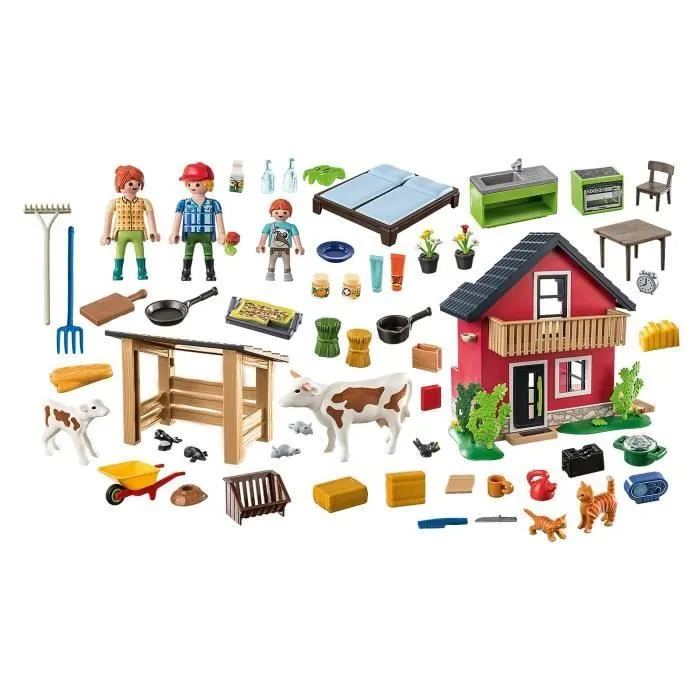 PLAYMOBIL 71248 Petite ferme, Country La Ferme, 137 pièces, Dès 4 ans-3