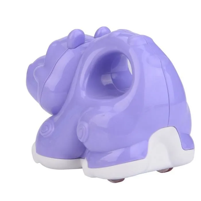 4sets voiture jouet Cute Cartoon Toddler Kids Toy Petites voitures Roue libre par inertie coulissante (Hippo) LANQI-2