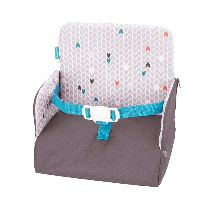 Réhausseur de Chaise Enfant Nomade - BADABULLE - Yummy Travel - Universel - Ultra Compact - Grand Rangement-0