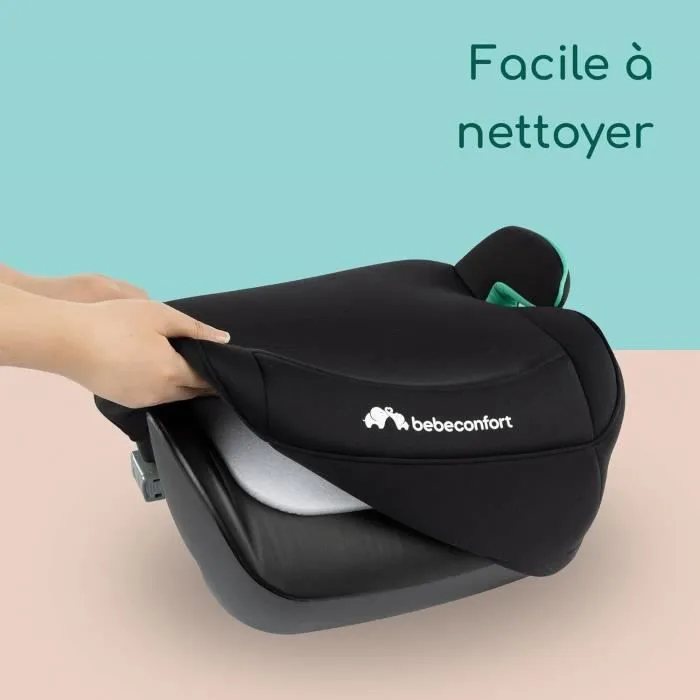 BEBECONFORT Siège auto Manga i-Fix, Rehausseur ISOFIX, de 6 à 12 ans, 22-36 kg, 125-150 cm, Black Mist-5