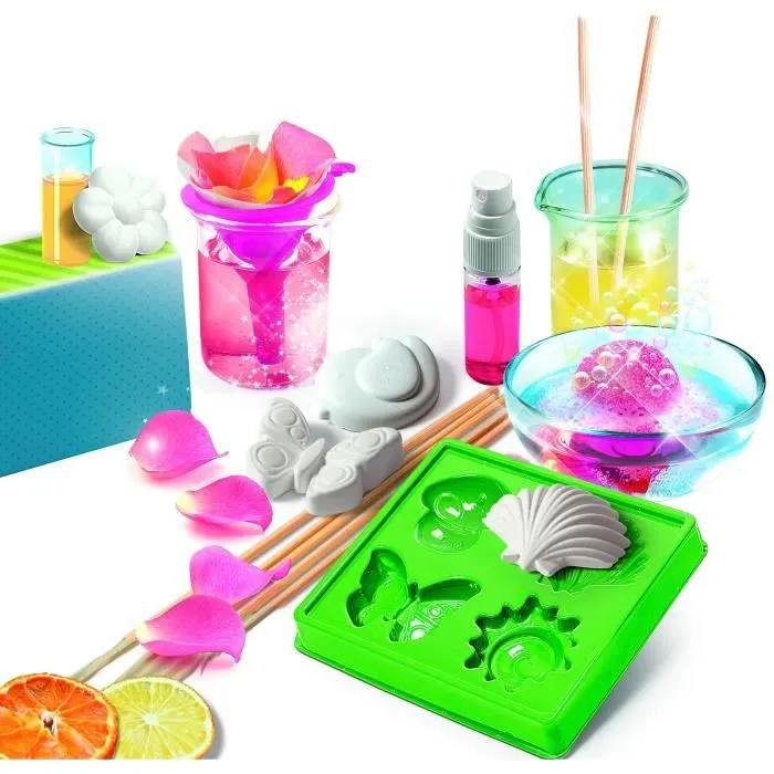 Coffret Beauté DIY - Clementoni - Savons en forme de coquillages, papillons et soleils - Enfant 8 ans et plus-1
