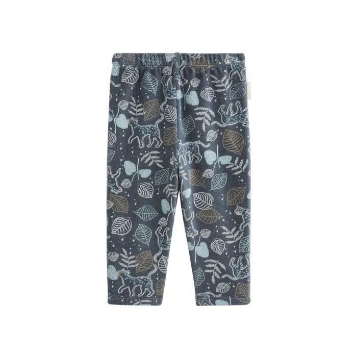 Pyjama bébé - Félintrépide - 2 pièces - Velours douillet - Imprimé félin - Bleu-5