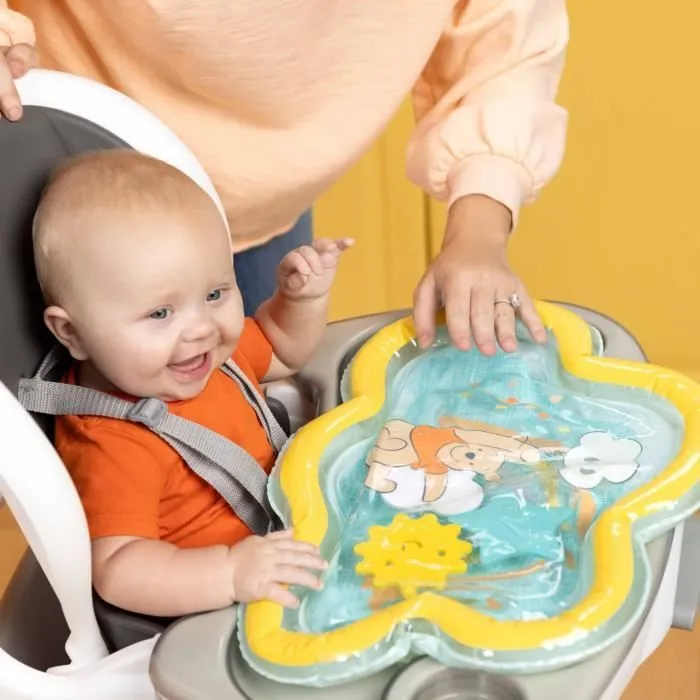 DISNEY BABY -WINNIE- Tapis d'eau pour bébé, jeu sensoriel et d'éveil, gonflable, facile à nettoyer, pliable, dès la naissance-1