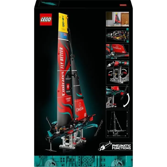 LEGO® Technic 42174 Yacht Emirates Team New Zealand AC75 - Kit de Construction Adulte-5