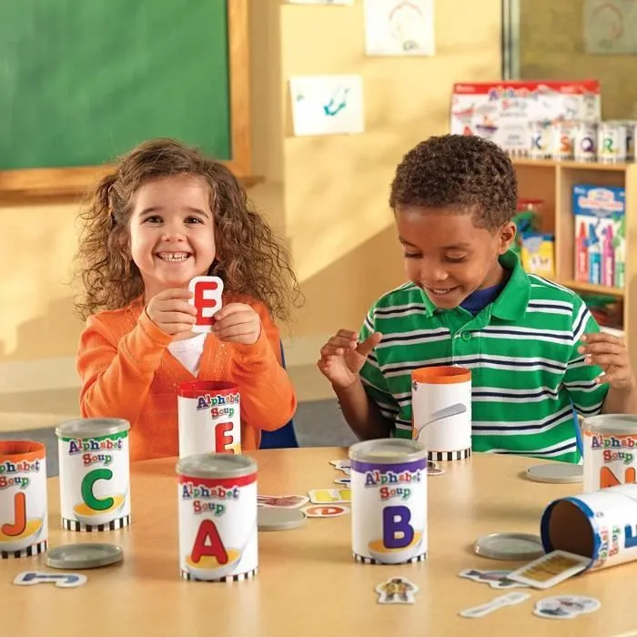 Jeu éducatif - Learning Resources - LER6801 - Soupe de l'alphabet - 180 pièces colorées - À partir de 3 ans-2
