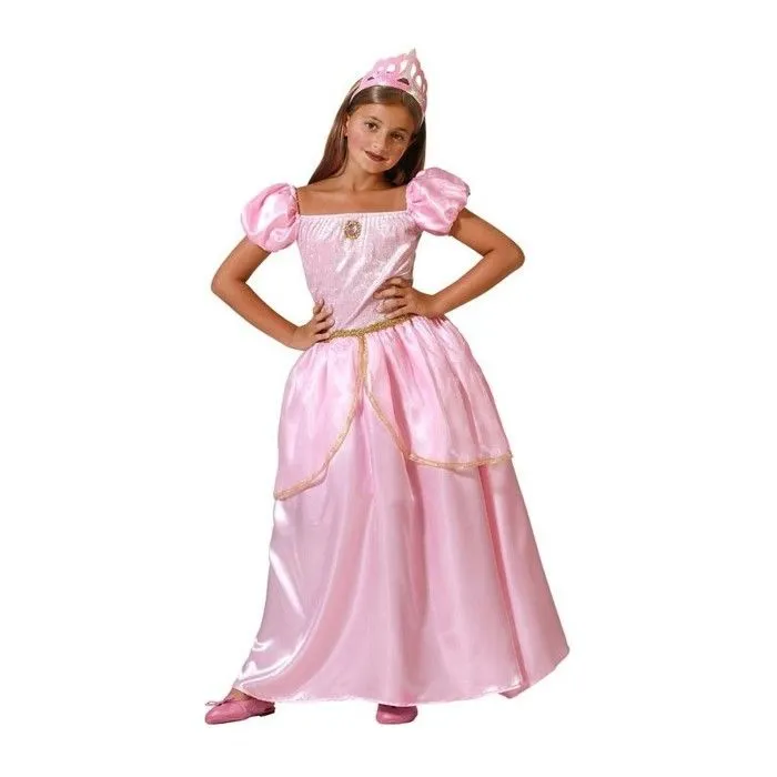 Déguisement Fille Princesse Aurore Rose-2