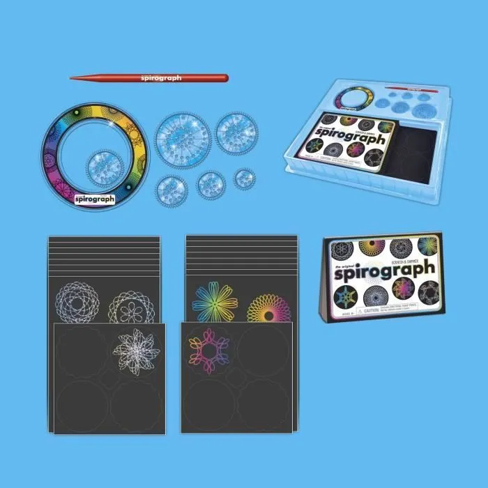 Multicolore et Pailleté - SPIROGRAPH-1