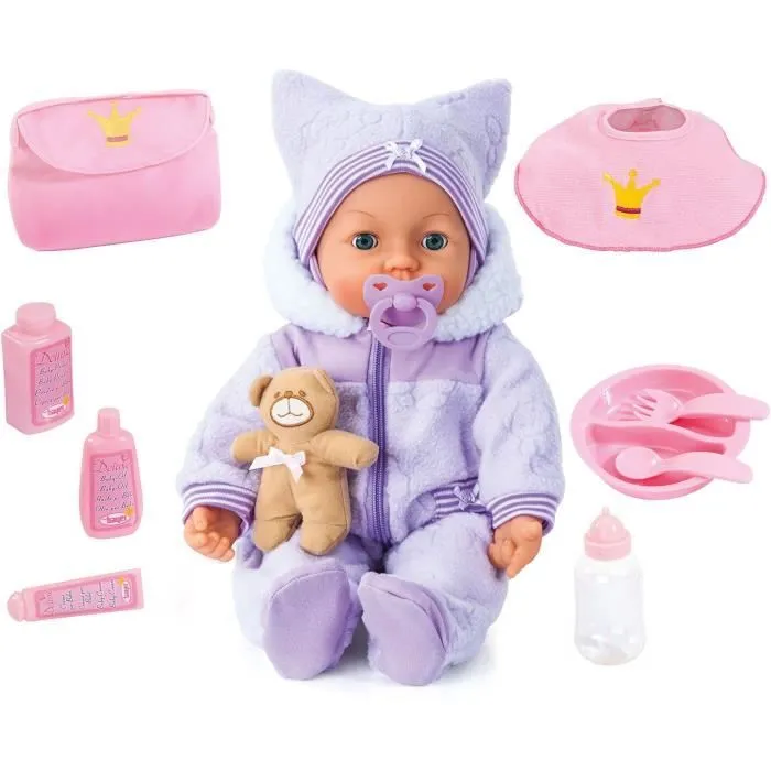Poupée BAYER Piccolina Magic Baby Piccolina 46 cm avec fonctions - Fille-0