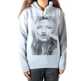 Sweat Little Eleven Paris Kate Moss HC Mixte Gris Chiné-1