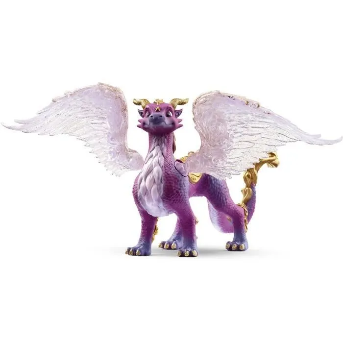 Figurine Schleich Dragon des Etoiles- Figurine Dragon Mythique avec Ailes et Écailles Scintillantes pour Garçons et Filles - Cadeau-0