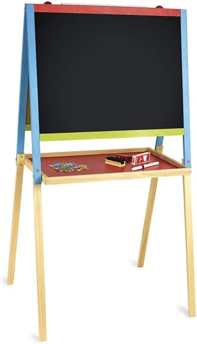 JEUJURA Tableau multifonction en bois avec fonction dessin-2