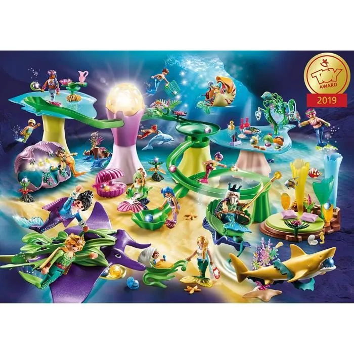 PLAYMOBIL - 70100 - Magic Les Sirènes - Famille de sirènes-4