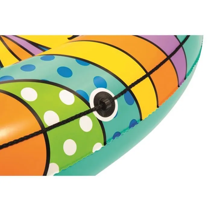 Île Gonflable - BESTWAY - Pop Art - Ø188 cm - Multicolore - PVC-3