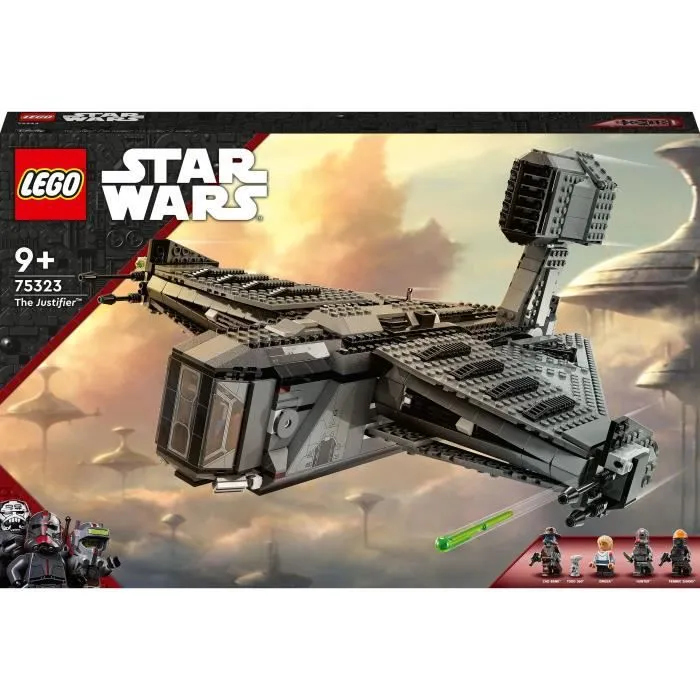 LEGO 75323 Star Wars Le Justifier, Jouet Vaisseau Spatial, avec Figurine de Droïde, 4 Figurines, The Bad Batch, Enfants 9 Ans-3