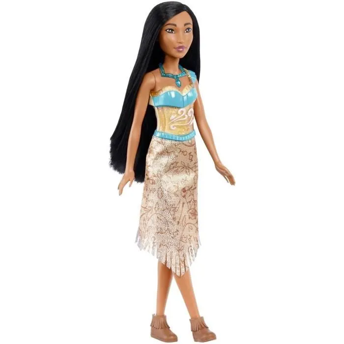 Pocahontas Poupée 29 cm, Mattel Poupée Disney Princesses habillage et accessoires HLW07-5