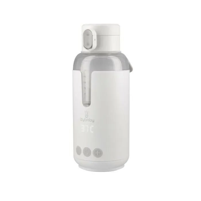 izybaby Nomad,Chauffe Biberon Portable-Voiture,Batterie Intégrée 6h d'Autonomie,Température Réglable,Port USB,Chauffe Lait Maternel-1