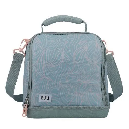 Sac à lunch - Built NY - Mindful - 8 litres - Polyester/PEVA - Gris/Rose clair-0