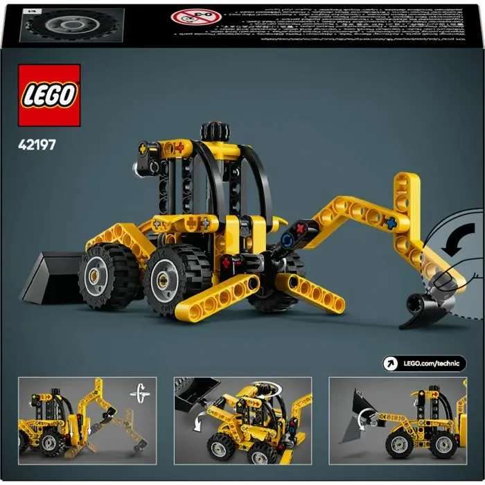 LEGO Technic 42197 Le tractopelle - Jeu de construction et cadeau pour garçon dès 7 ans-5