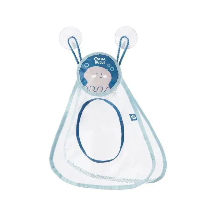 Badabulle Filet de bain, Organisateur de jouets de bain pour bébé, grande contenance-0