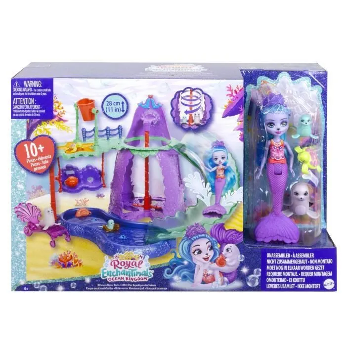 Enchantimals - Parc aquatique des Sirènes - Accessoire Mini-poupée - Dès 4 ans HCG03-1