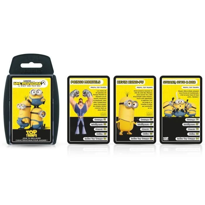 Jeu de cartes Top Trumps Les Minions 2 - Winning Moves - A partir de 6 ans - 30 cartes-4