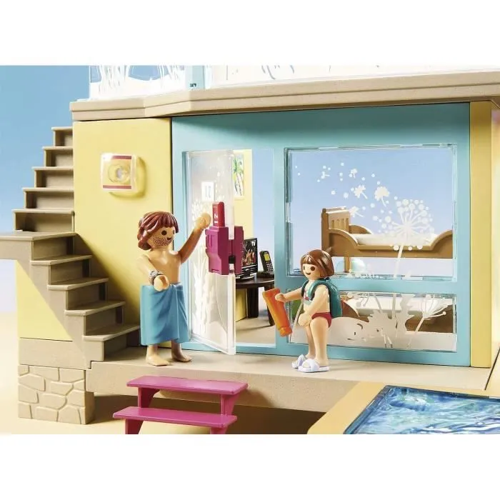 PLAYMOBIL - 70435 - Bungalow avec piscine - Family Fun - PLAYMO Beach Hotel - 156 pièces - Plastique-2