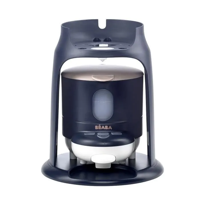 BÉABA - Bib'Expresso - Préparateur-Chauffe Biberon/Petits pots - Température Exacte - Instantané - Bain Marie - Bleu Nuit-1
