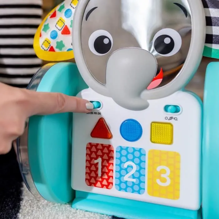 BABY EINSTEIN EARL l'éléphant Jouet d'éveil à roulettes interactif multilingue, développement de la motricité, apprentissage musique-8