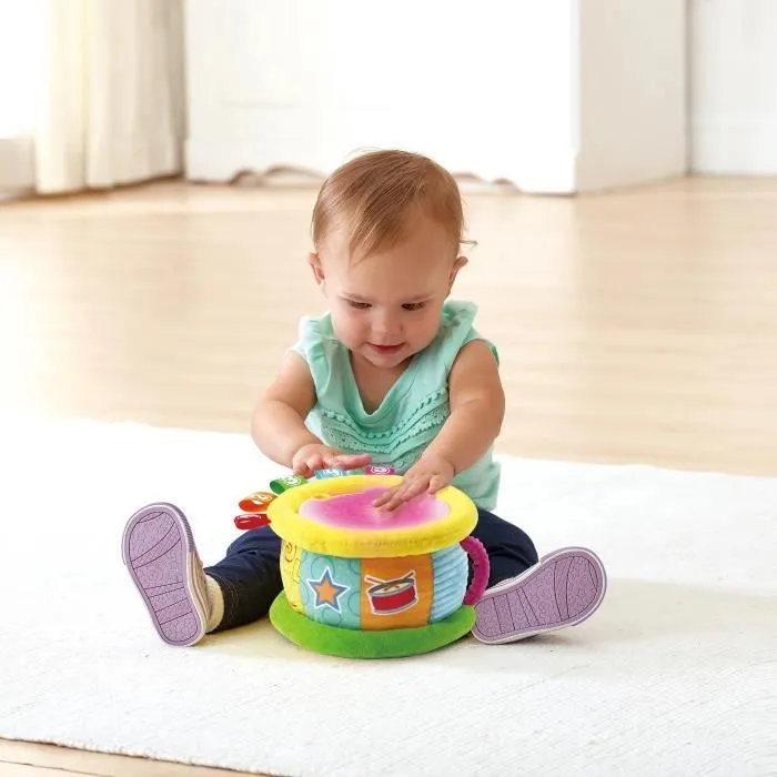 Tambour Lumi Magique - VTECH BABY - Jouet Musical - Bilingue - Sons et Lumières-1
