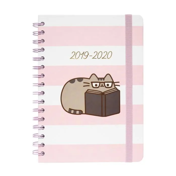Agenda Scolaire - Pusheen - Rose Collection - A5 - 12 Mois - Design Tendance-0